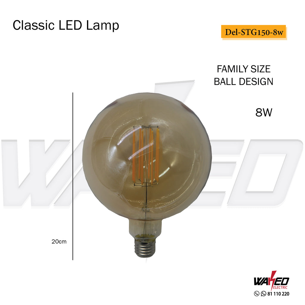 Led Filament Lamp - St150 - 8W