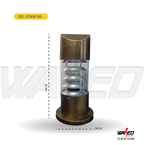 Pillar Lantern - Bronze