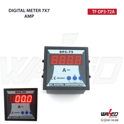 Digital Meter - 7X7 -AMP