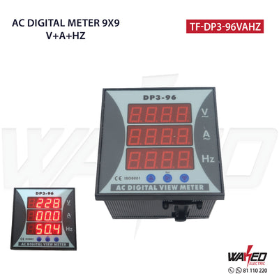 Digital Meter 9X9 - VOLT-AMP-Hz