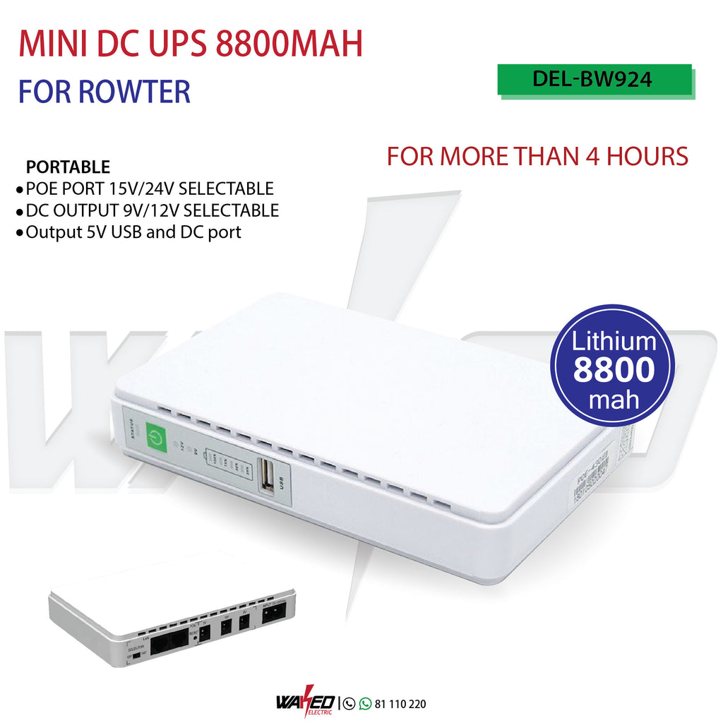 Mini UPS for Router