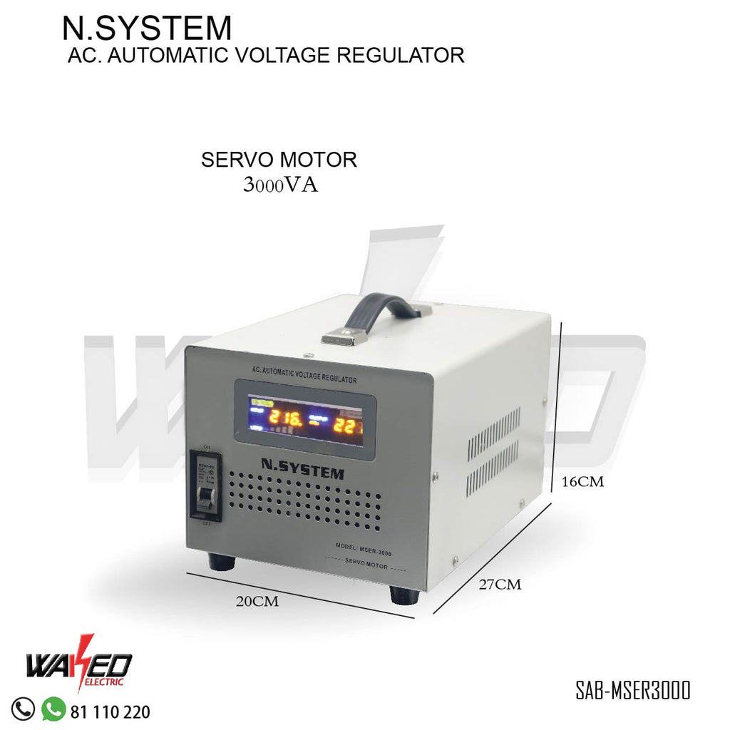 stabilizer Voltage Regulator - 3000VA -N.SYSTEM