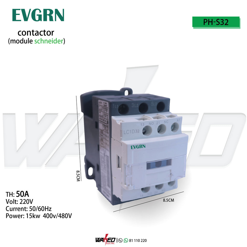 Contactor -D32/50A - EVGRN