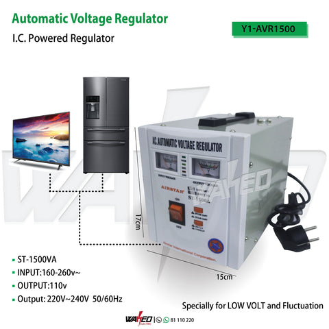 automatic Voltage Regulator - 1500VA