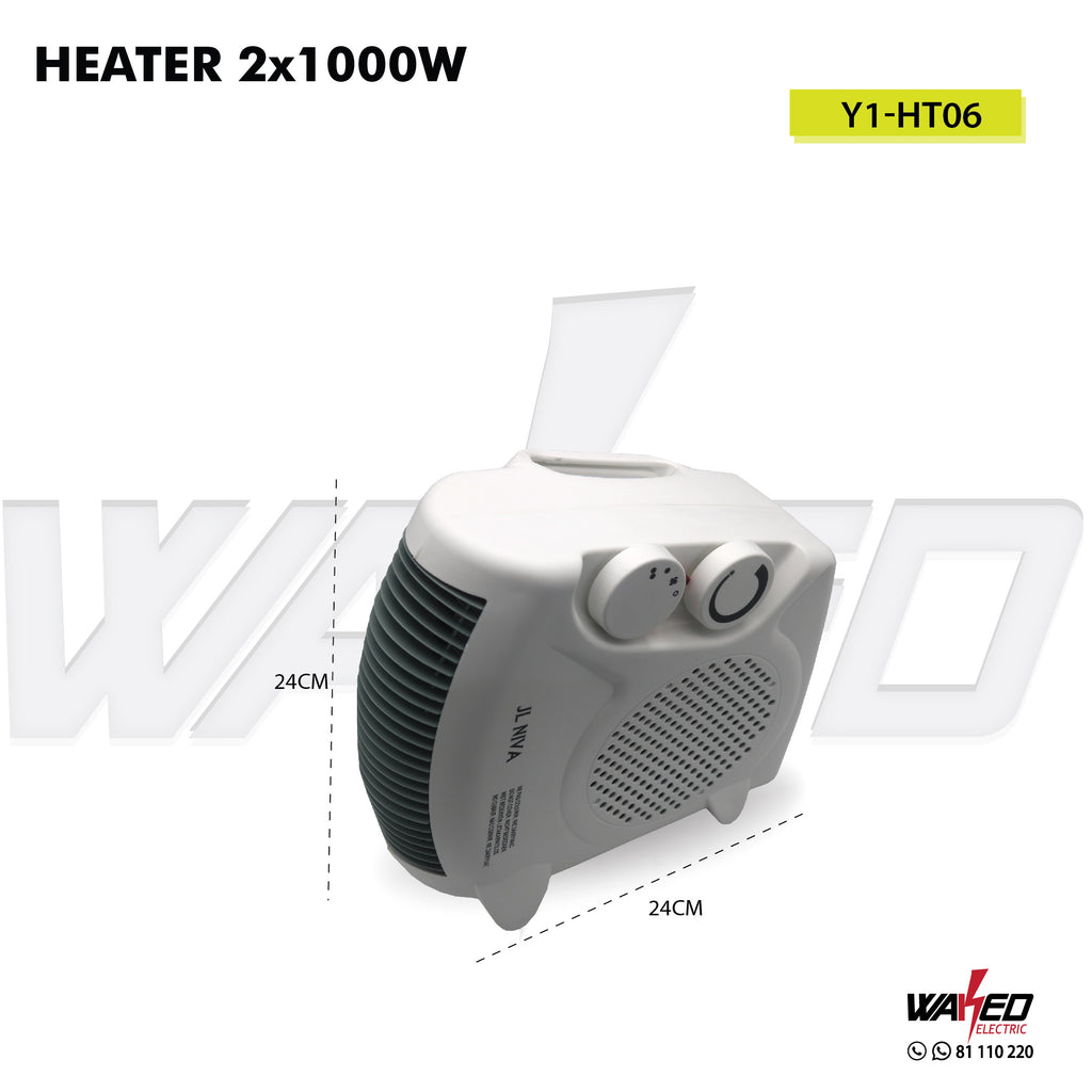 Fan Heater - 2X1000W