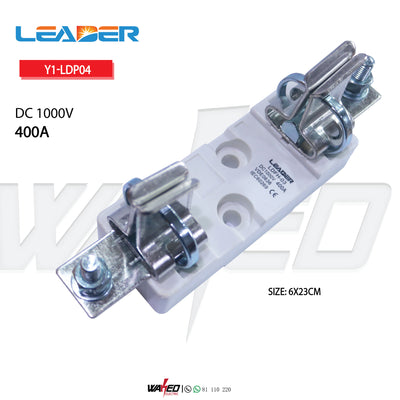 Industrial fuse base - 400A -  DC - LEADER