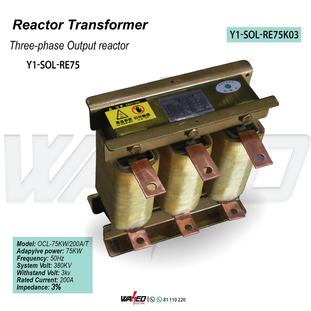 Reactor Transformer - 75kw - 3 Phase - 3%
