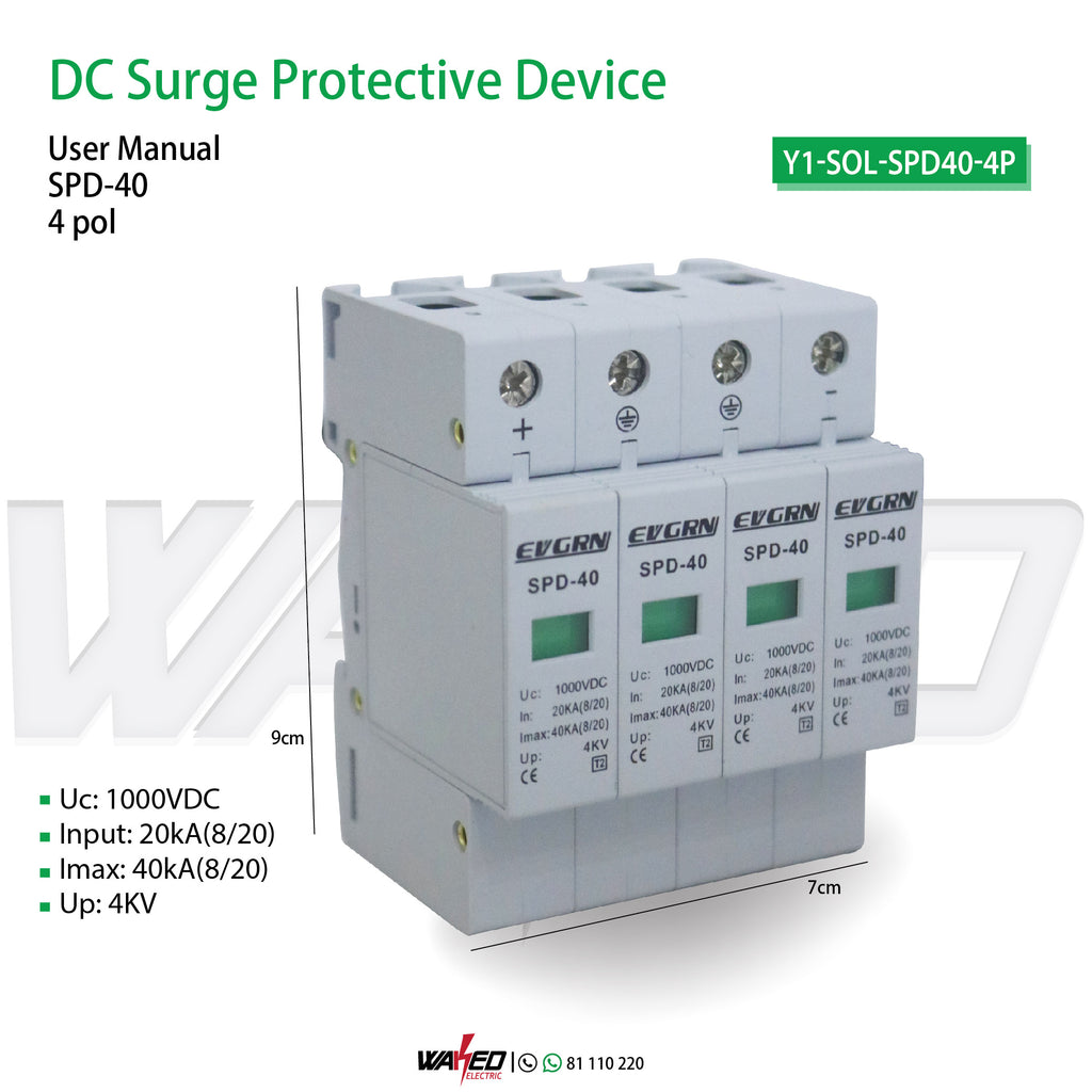 DC Surge Protective Device - 4 Pole