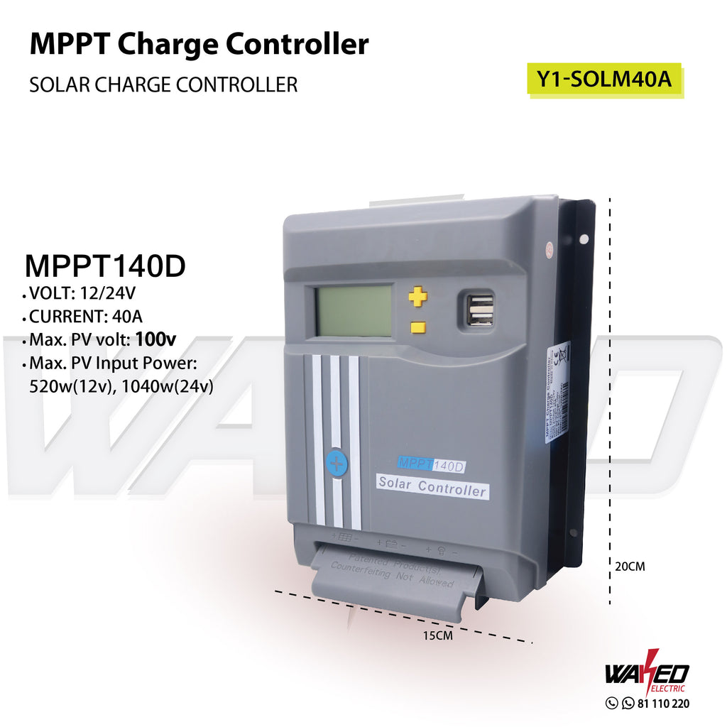 Charge Controller-40A-MPPT