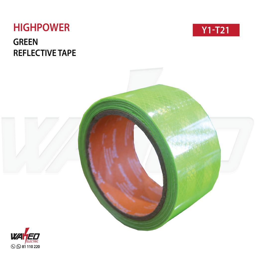 Reflective Tape - Green - 5m