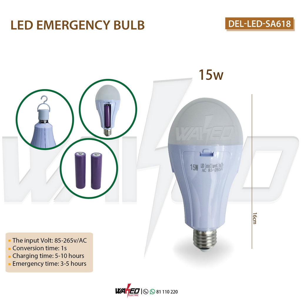 LED Emergency bulb - 15W