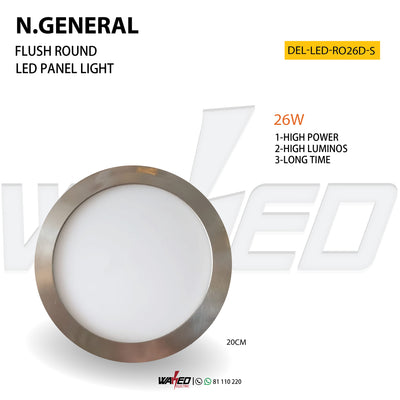 N.General Spot Light - 26W - Chrome