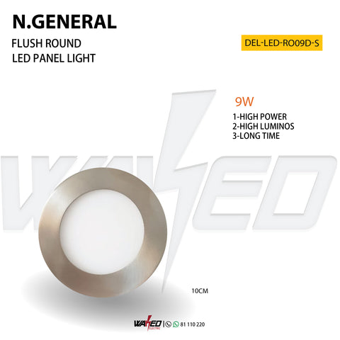 N.General Spot Light - 9W - Chrome