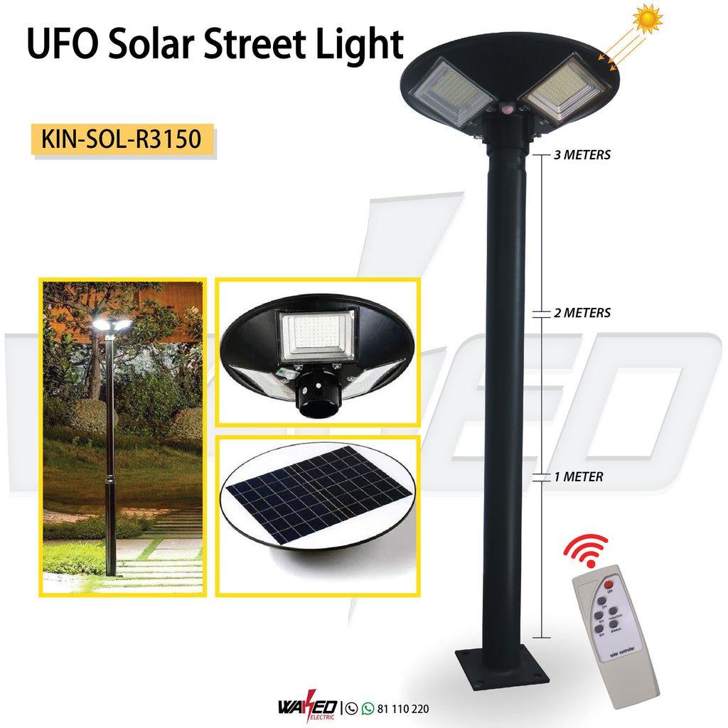 UFO Solar Street Light For Garden Landscape - 150W
