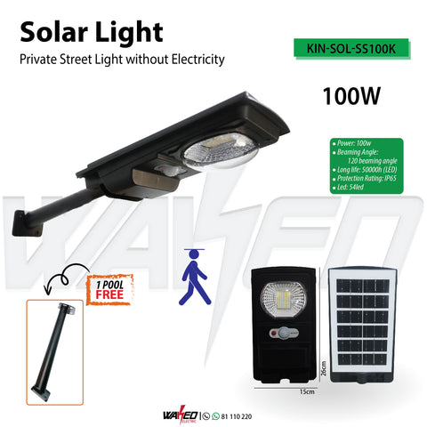 Solar Street Lamp - 100W