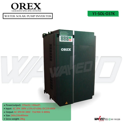 Water Solar Pump Inverter - 37KW - OREX