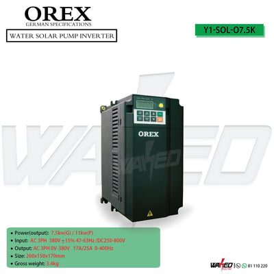 Water Solar Pump Inverter - 7.5KW - OREX