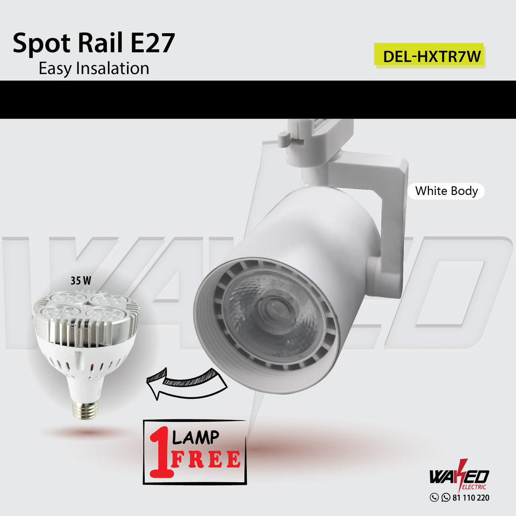 Rail Spot Light - E27