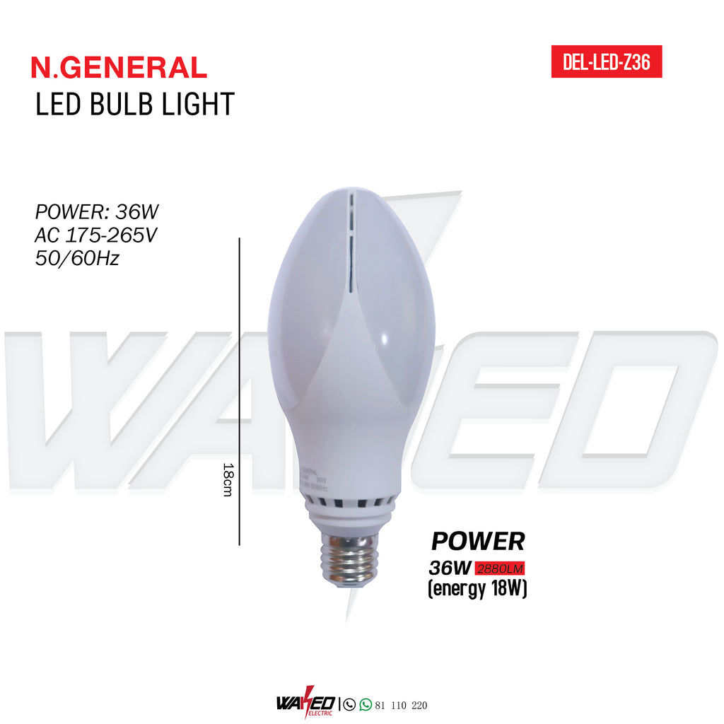 Led Bulb Light - 36w - N.GENERAL
