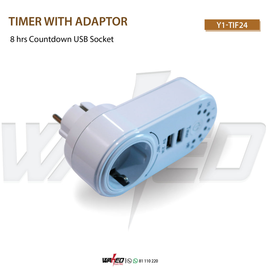 Timer with Adapter – Waked Electric