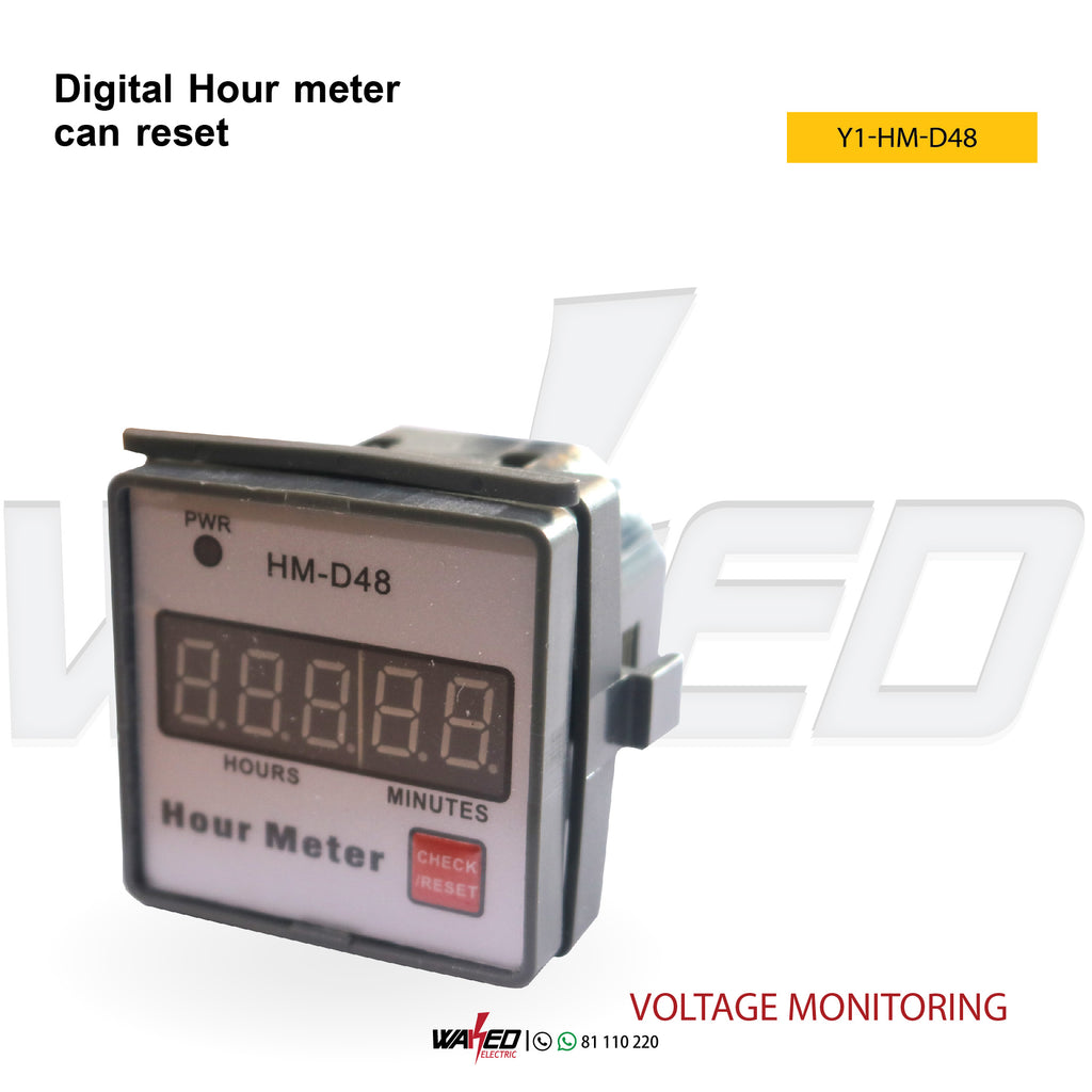 Digital Hour Meter - 220v+REC
