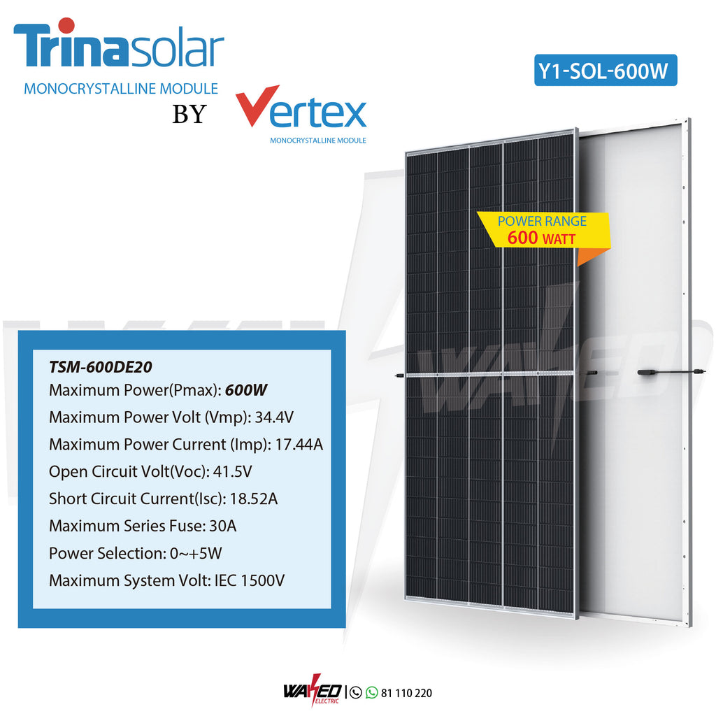 Solar Panel - 600W- Trina By Vertex